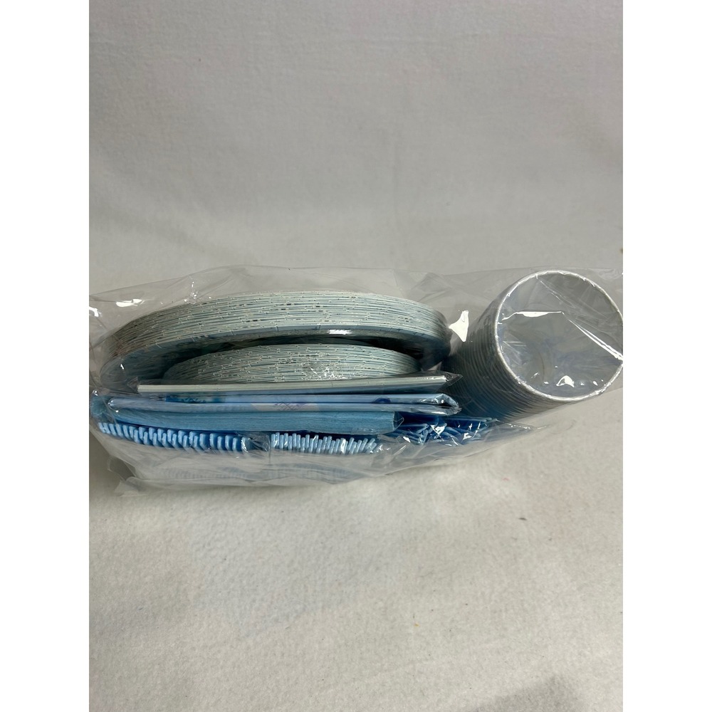 Baby Shower Ideakuku Boy Blue It's a Boy Party Supplies Set Plates Cups Cutlery - Picture 5 of 8
